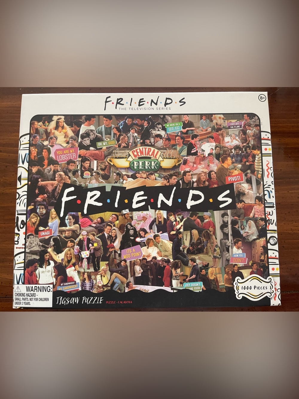 FRIENDS Central Perk Collage 1000-Piece Puzzle - Black
